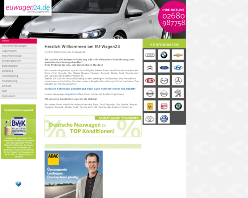 EUWagen24 Screenshot