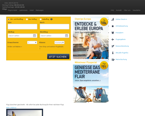 Airline Direct Screenshot