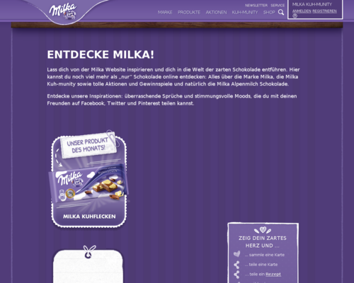 Milka Screenshot