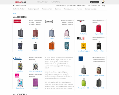 Koffer.net Screenshot