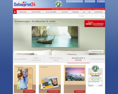 Onlineprint24 Screenshot