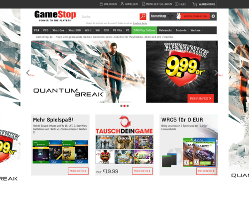 Gamestop Screenshot