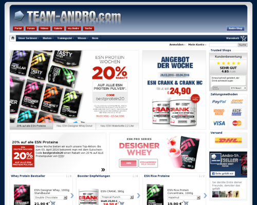 Andro Shop Screenshot