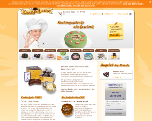 Kuchenkurier Screenshot