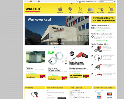 Walter Werkzeuge Screenshot