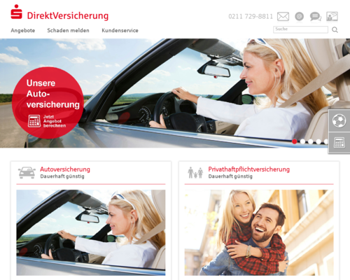 Sparkassen DirektVersicherung Screenshot