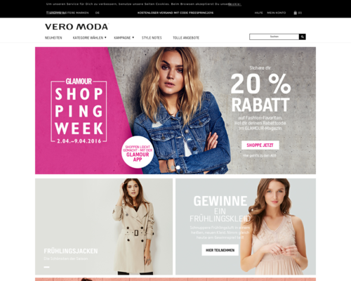 Vero Moda Screenshot