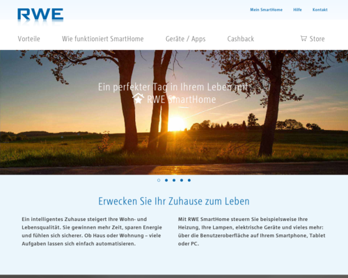 RWE-SmartHome Screenshot