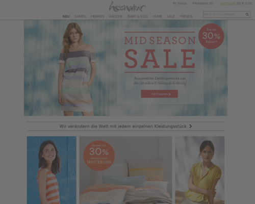 Hessnatur Screenshot