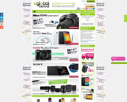 eGlobalCentral Screenshot