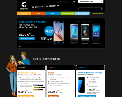 Congstar Screenshot