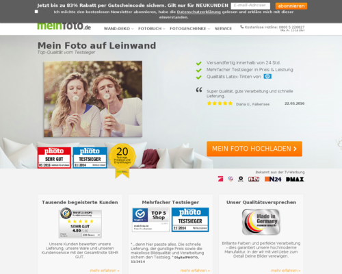 meinfoto.de Screenshot