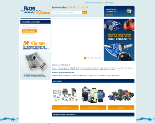 Filtermegastore Screenshot