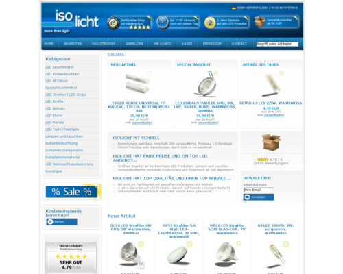 Isolicht Screenshot