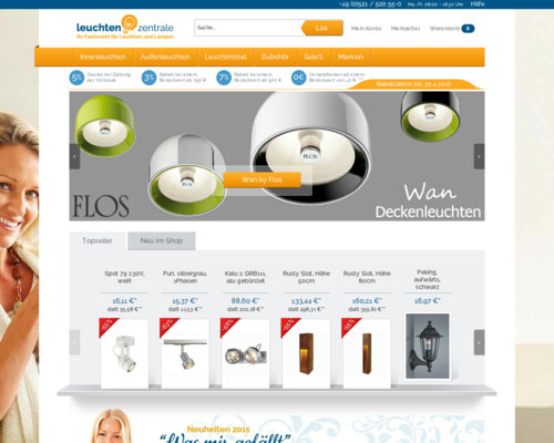 Leuchtenzentrale Screenshot