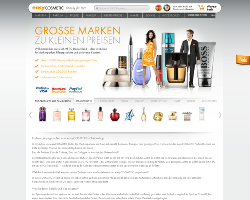 easyCOSMETIC Screenshot