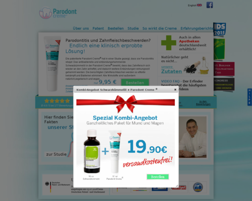 Paradont Creme Screenshot