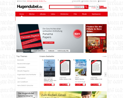 Hugendubel Screenshot