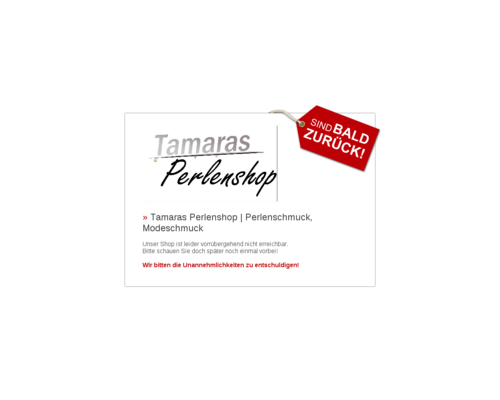 Tamaras Perlenshop Screenshot