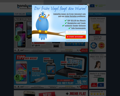 Handyshop.de Screenshot