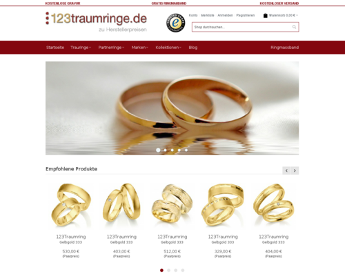 123Traumringe Screenshot
