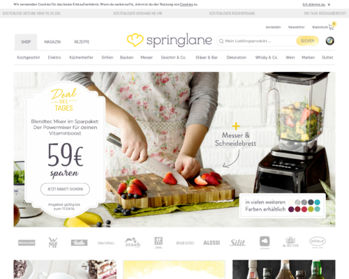 Springlane Screenshot