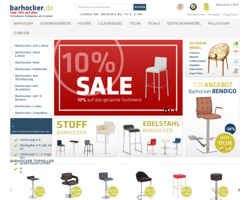 barhocker.de Screenshot