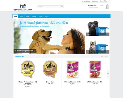 tierfutterABO.com Screenshot