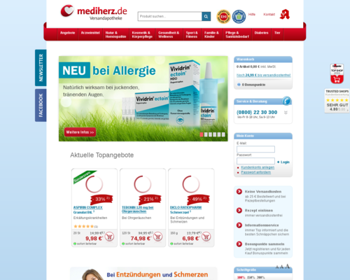 Mediherz Screenshot