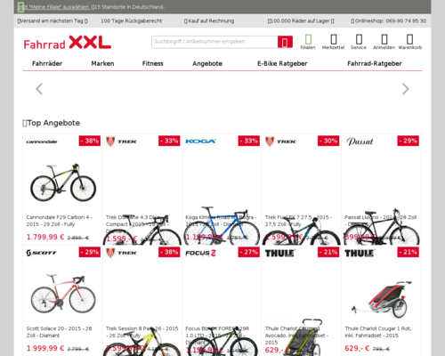 Fahrrad XXL Screenshot