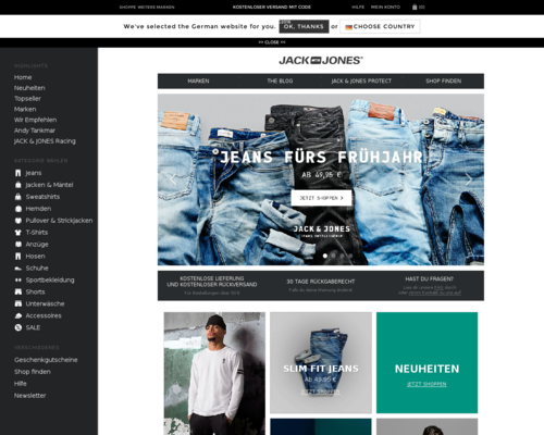 Jack & Jones Screenshot