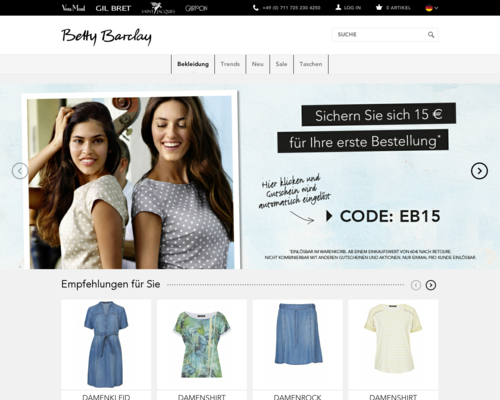 Betty Barclay Screenshot
