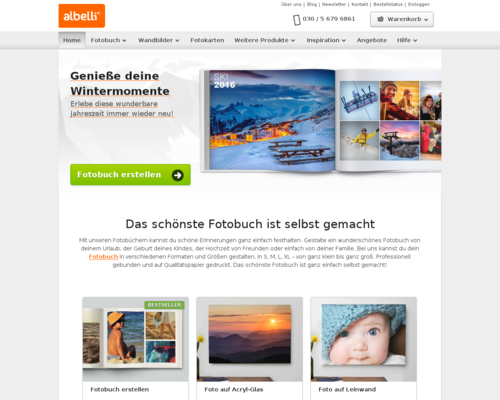 Albelli Screenshot