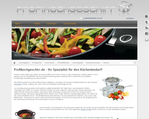 profikochgeschirr Screenshot