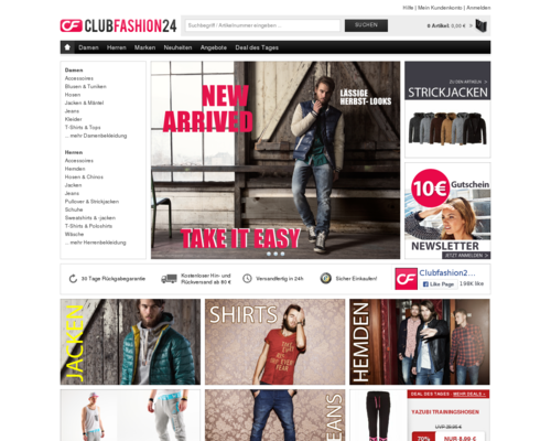 ClubFashion24 Screenshot
