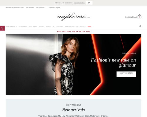 Mytheresa Screenshot