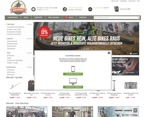 Bike Unit Screenshot