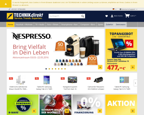 Technikdirekt Screenshot