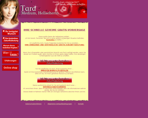 Tara Hellseherin Screenshot