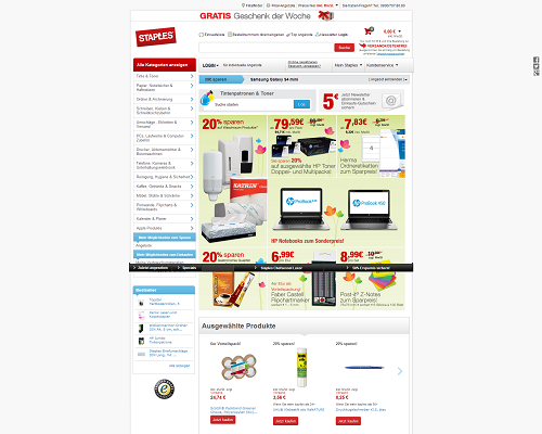 Staples Screenshot