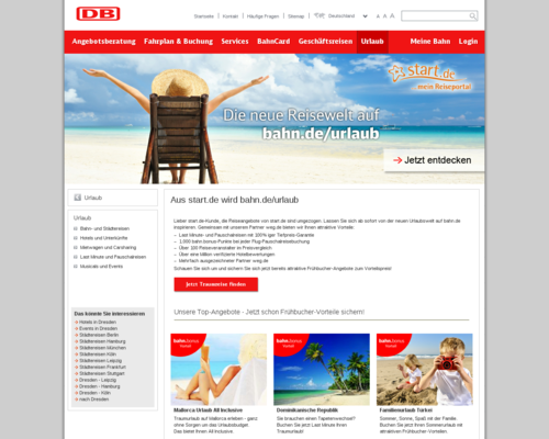 Start.de Screenshot