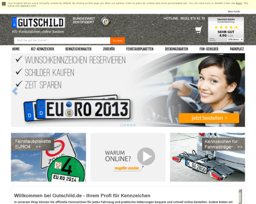 Gutschild Screenshot