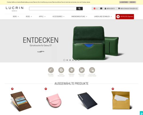 Lucrin.ch Screenshot