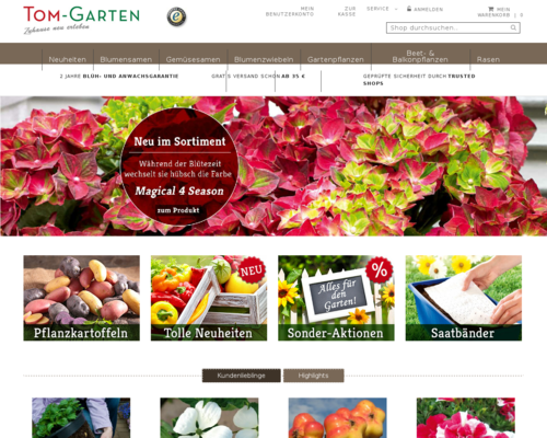 Tom Garten Screenshot