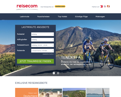 Reise.com Screenshot