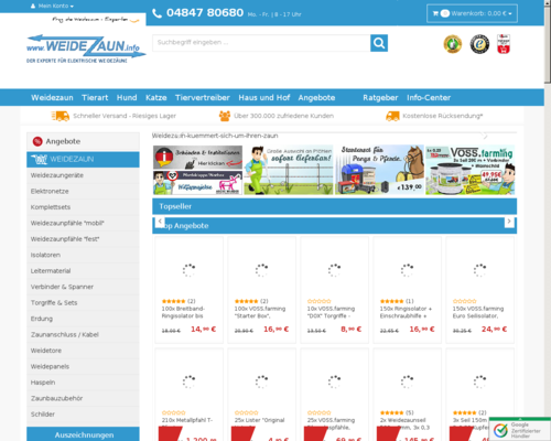 WeideZaun.info Screenshot