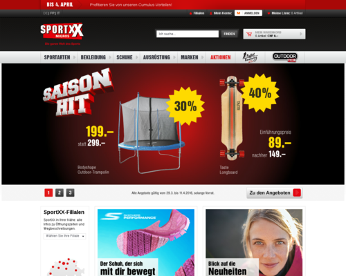 SportXX Screenshot