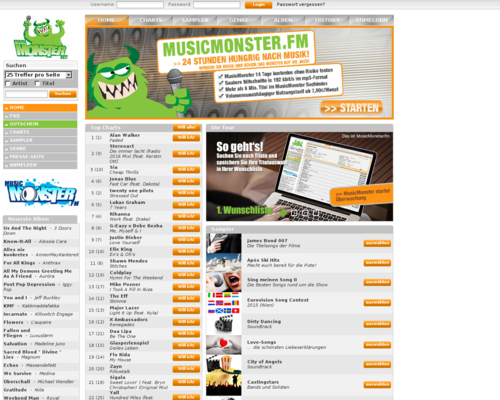 musicmonster Screenshot