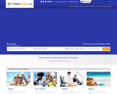 Hoteles Globales Screenshot