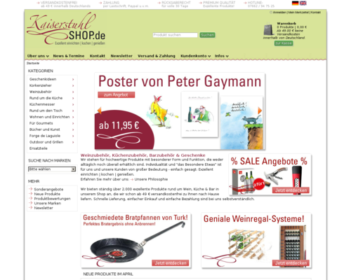 Kaiserstuhlshop Screenshot